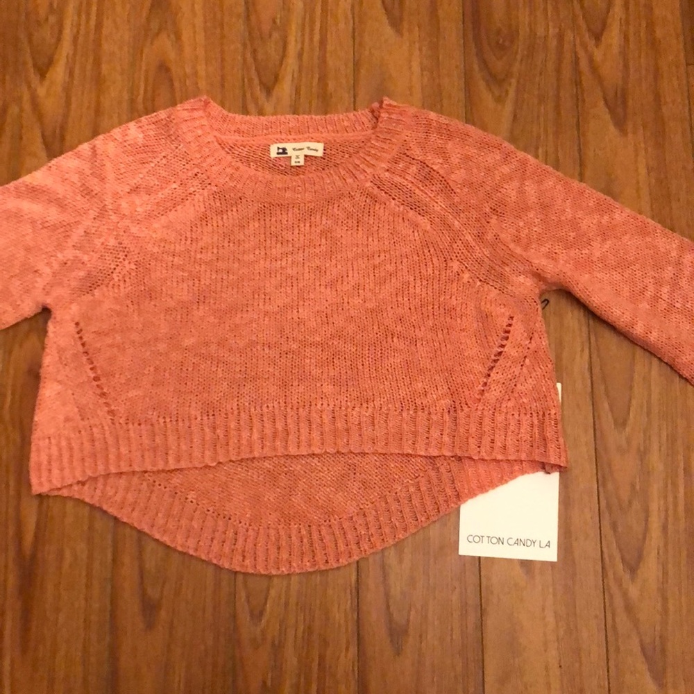 Cropped knitted sweater - Picture 5 of 7